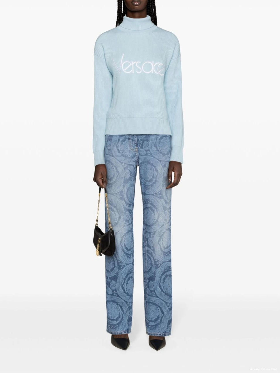 Affordable Women Barocco Versace jeans straight-leg 0703